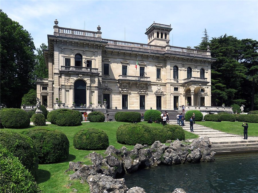 Villa Erba on the shore of Lake Como, Italy